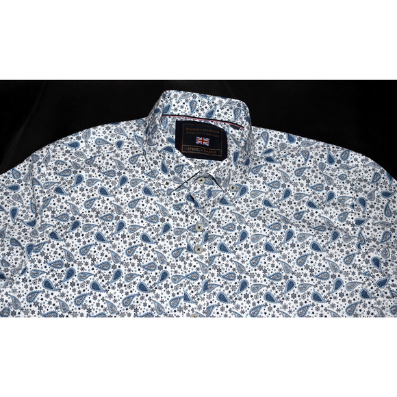 Guide London Premium Range Stretch Fabric Men's Long Sleeve Shirt Size Medium - Picture 4 of 8